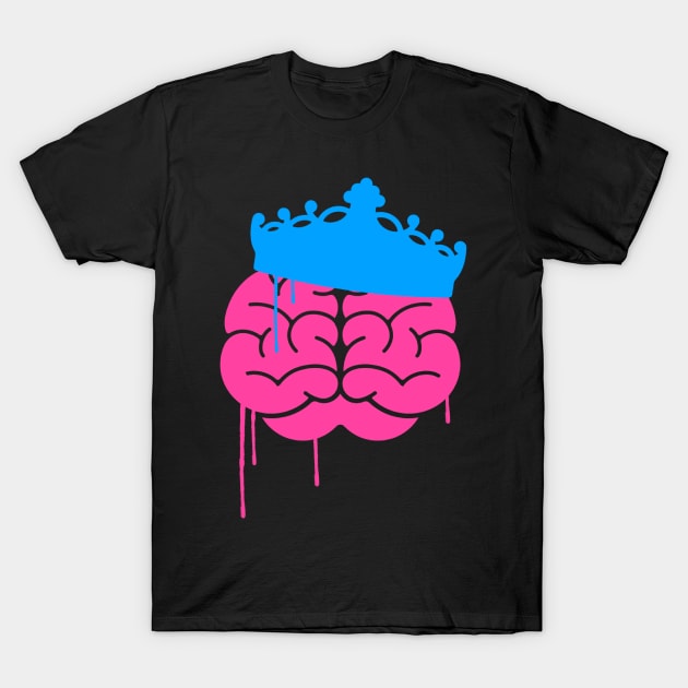 Brain Crown T-Shirt by Brain Drip Inc